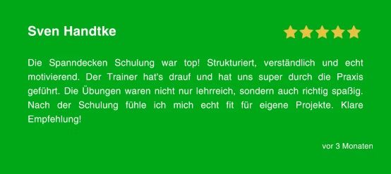 Akademie Bewertung